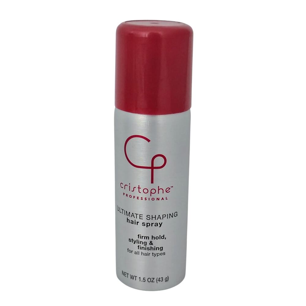 Cristophe Ultimate Shaping Hair Spray Firm Hold Styling Finishing 1.5 oz Travel